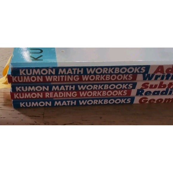 Other - Lot‎ Of 5 Kumon Homeschool Reading Writing Addition Subtraction Geometry Grade 2